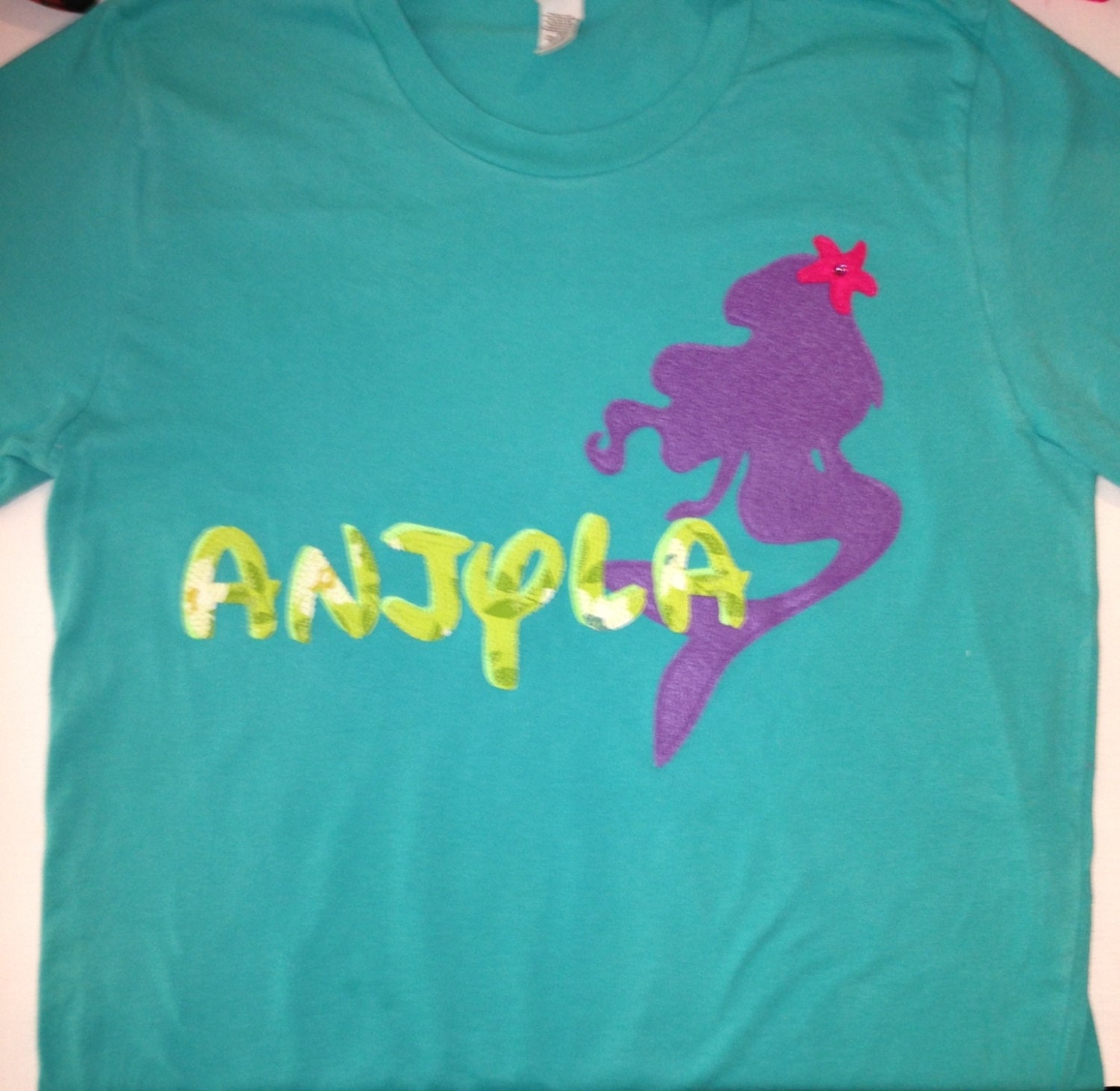 personalized little mermaid birthday shirts