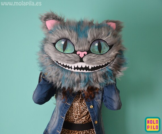 chat du cheshire peluche