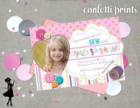 LALALOOPSY Birthday Invitation / Photo Card Printable Il_570xn