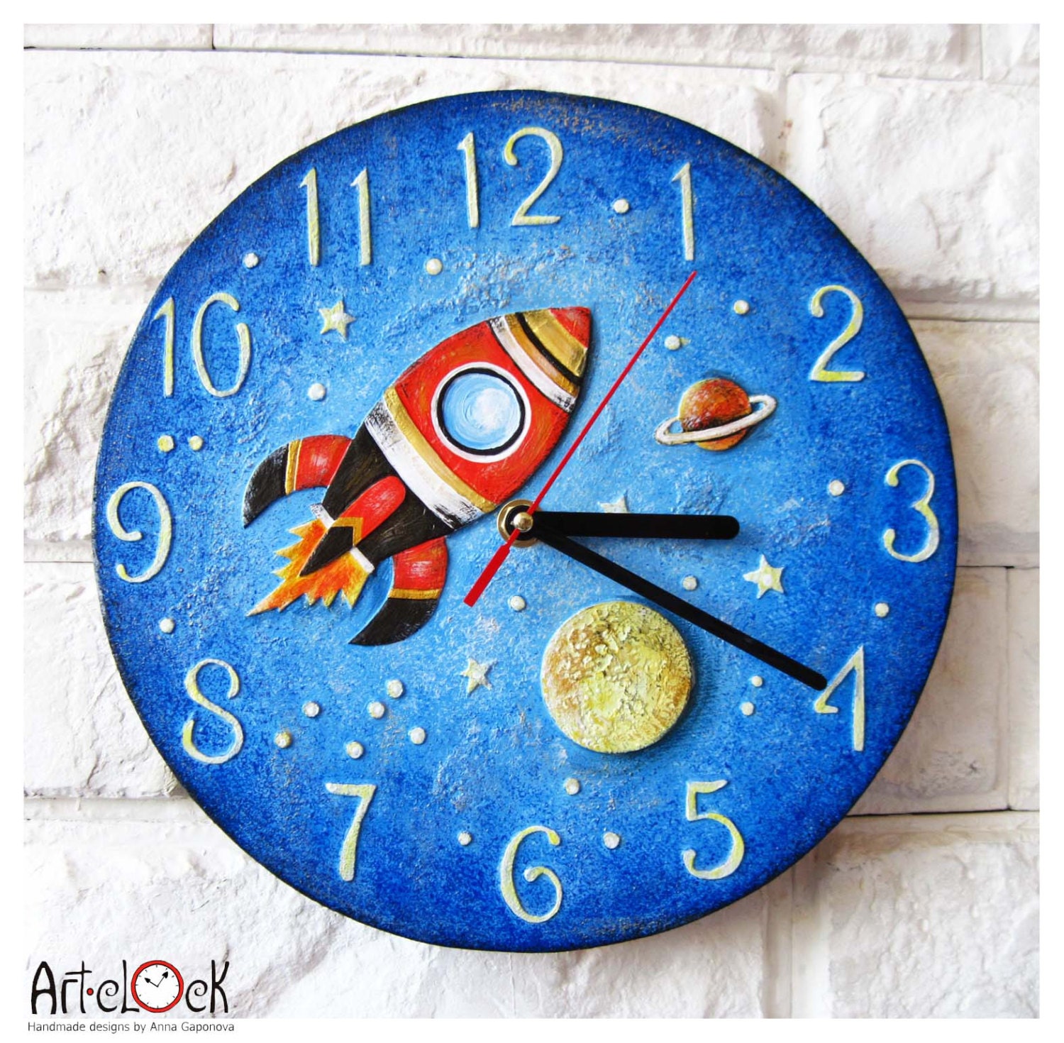 Art Wall Clocks Art Print Home decor by ArtClock on Etsy