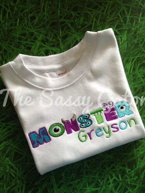 monster inc birthday shirts