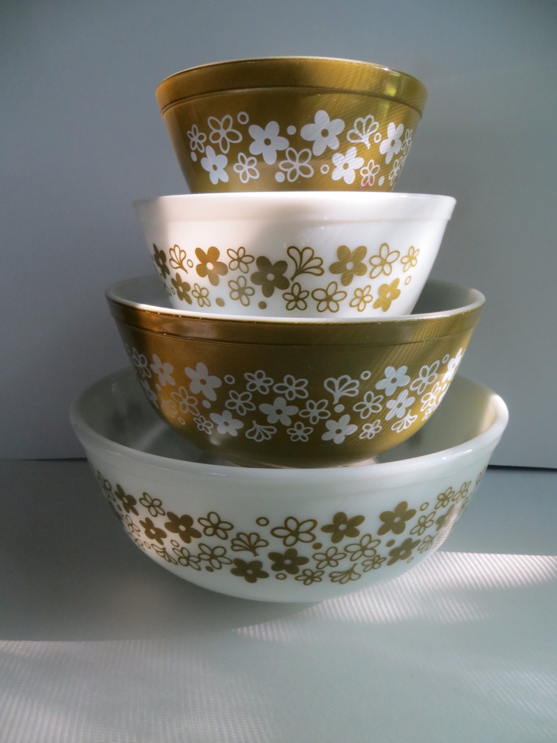 RESERVED FOR LESLIE Vintage Pyrex Spring Blossom by YaYasAttic