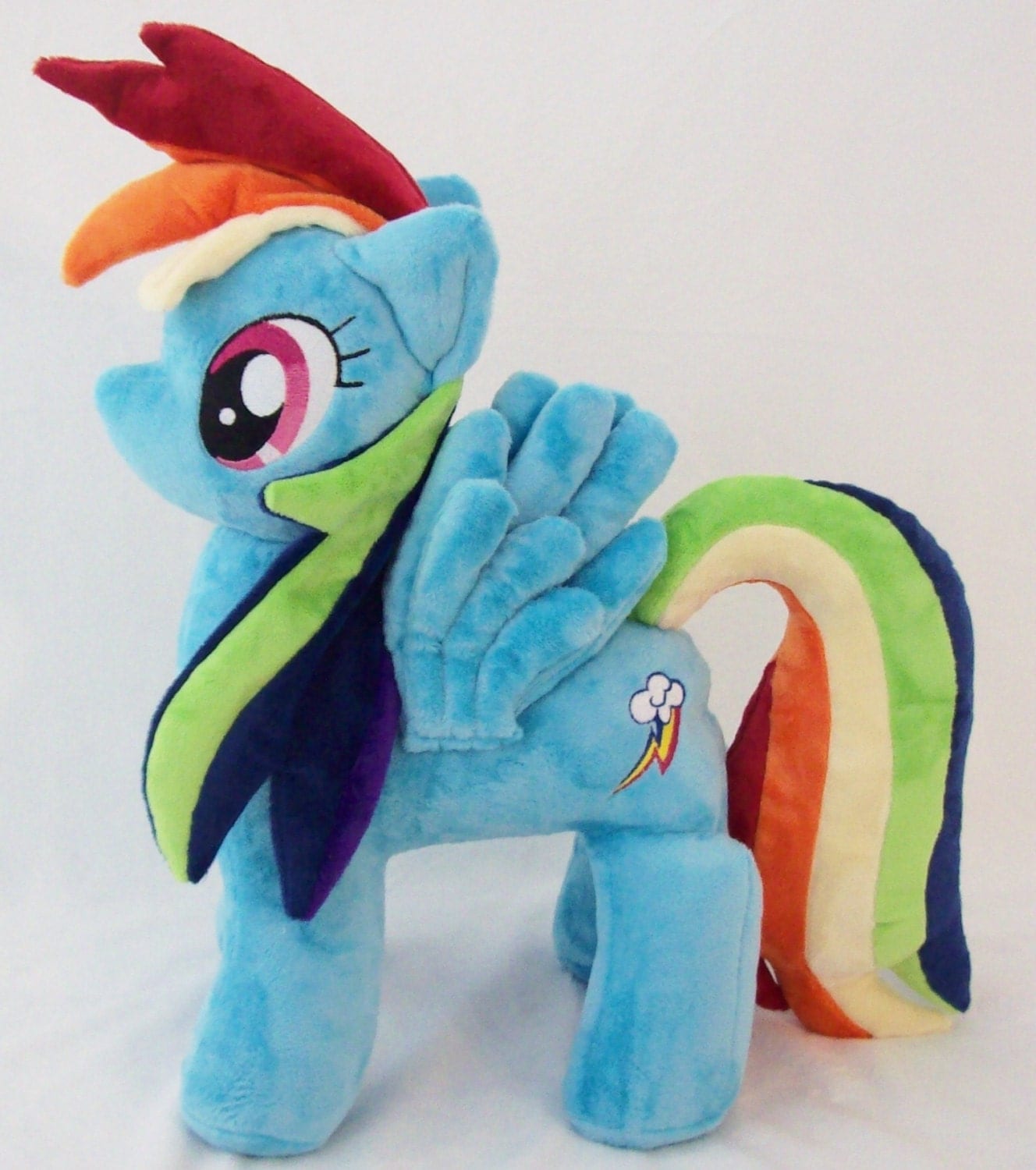 big rainbow dash plush