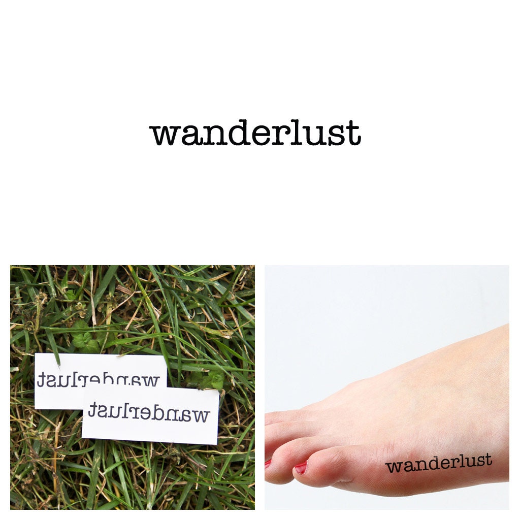 quotes wanderlust temporary set of 2 by tattify on etsy quotes wanderlust temporary set of 2 by tattify on etsy