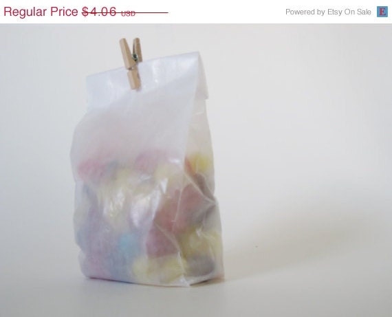 Cyber Week SALE 10% OFF 50 Small Transparent Glassine Bags 2.5"x 1.25"x 6.25" for Party Favors and more Il_570xn
