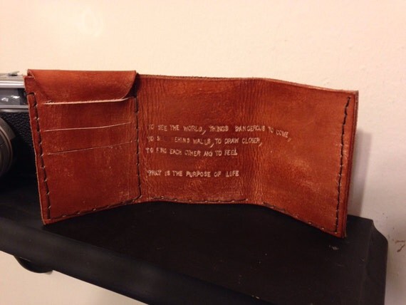 Walter mitty wallet by Cosplayincorporated on Etsy