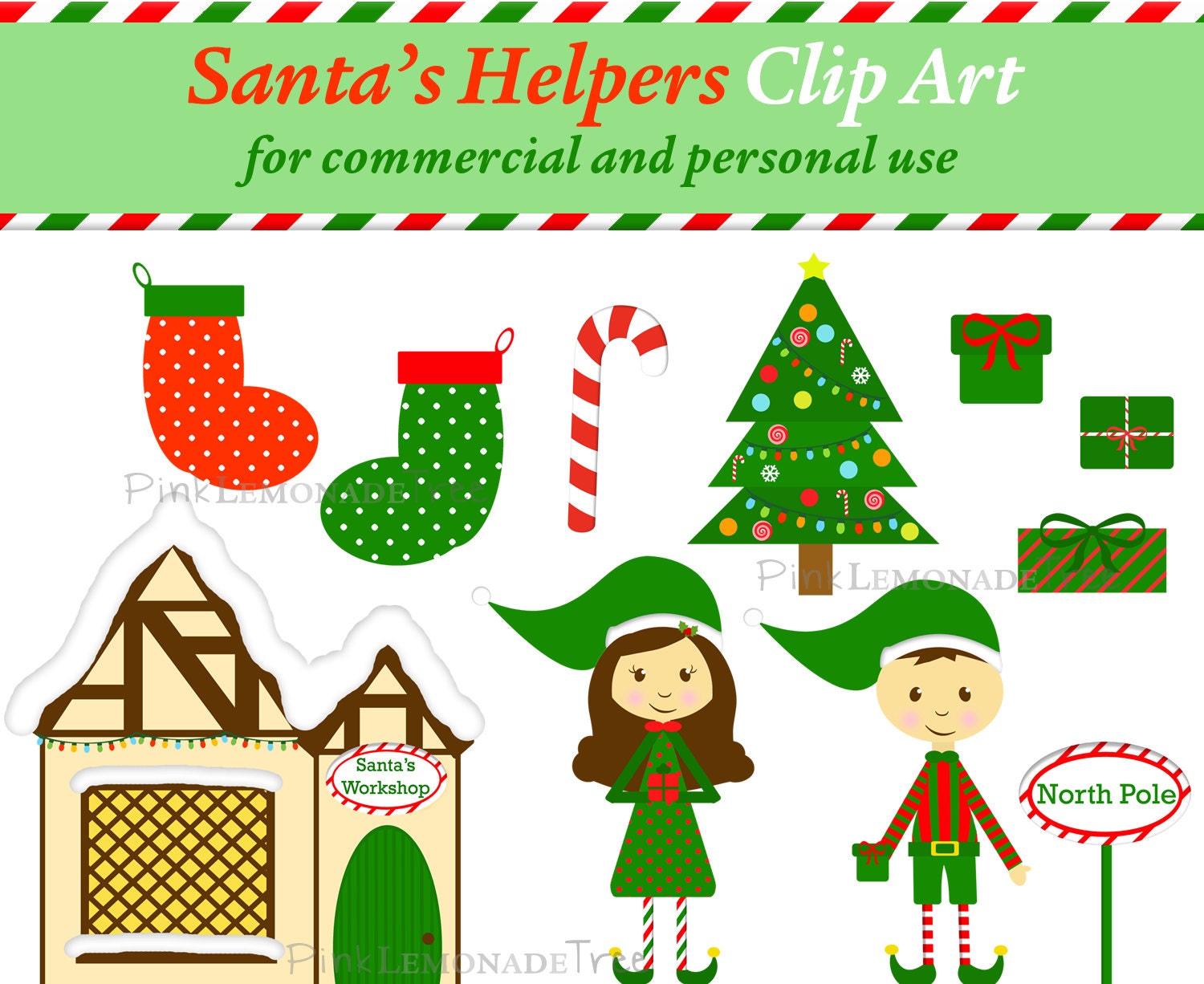 santa workshop clipart - photo #15