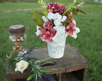 Popular items for bucket centerpiece on Etsy