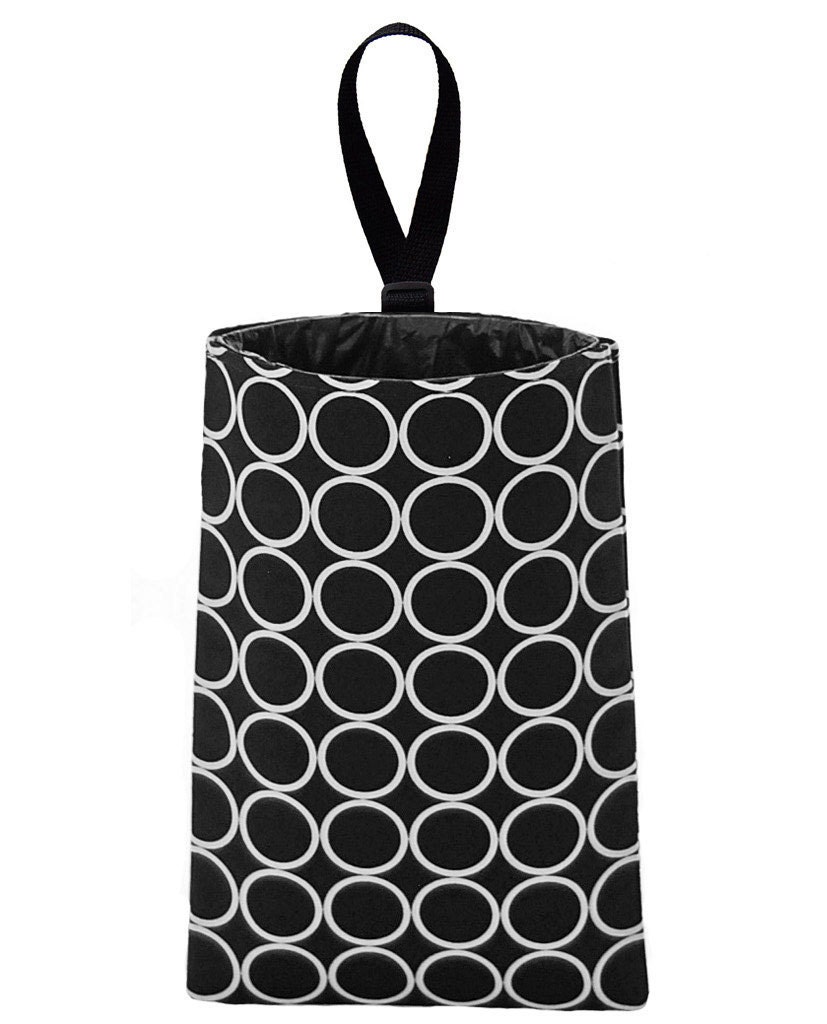 Auto Trash Car Litter Bag Rings black by TheModMobile on Etsy