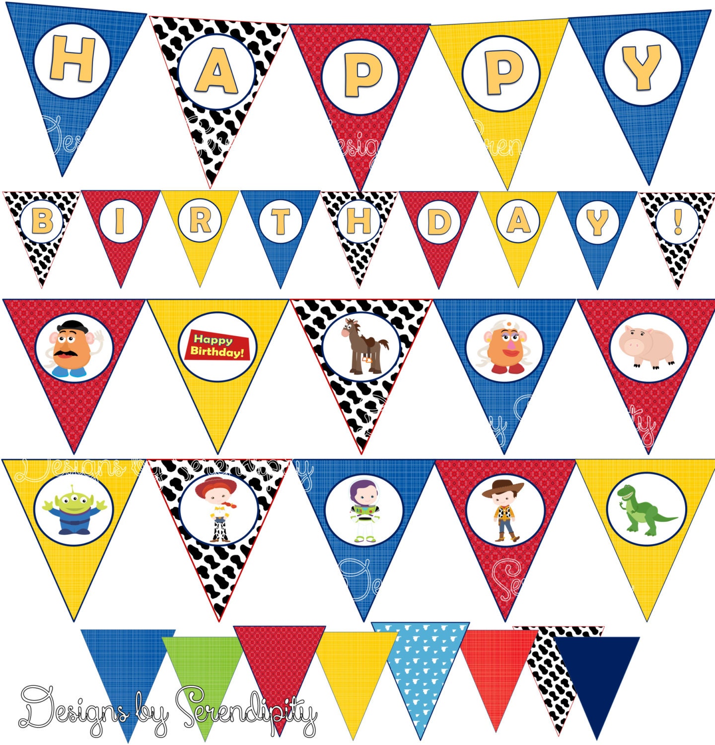 Free Printable Birthday Banner Toy Story | serendipitybellabows on etsy Free Printable Birthday Banner Toy Story | serendipitybellabows on etsy