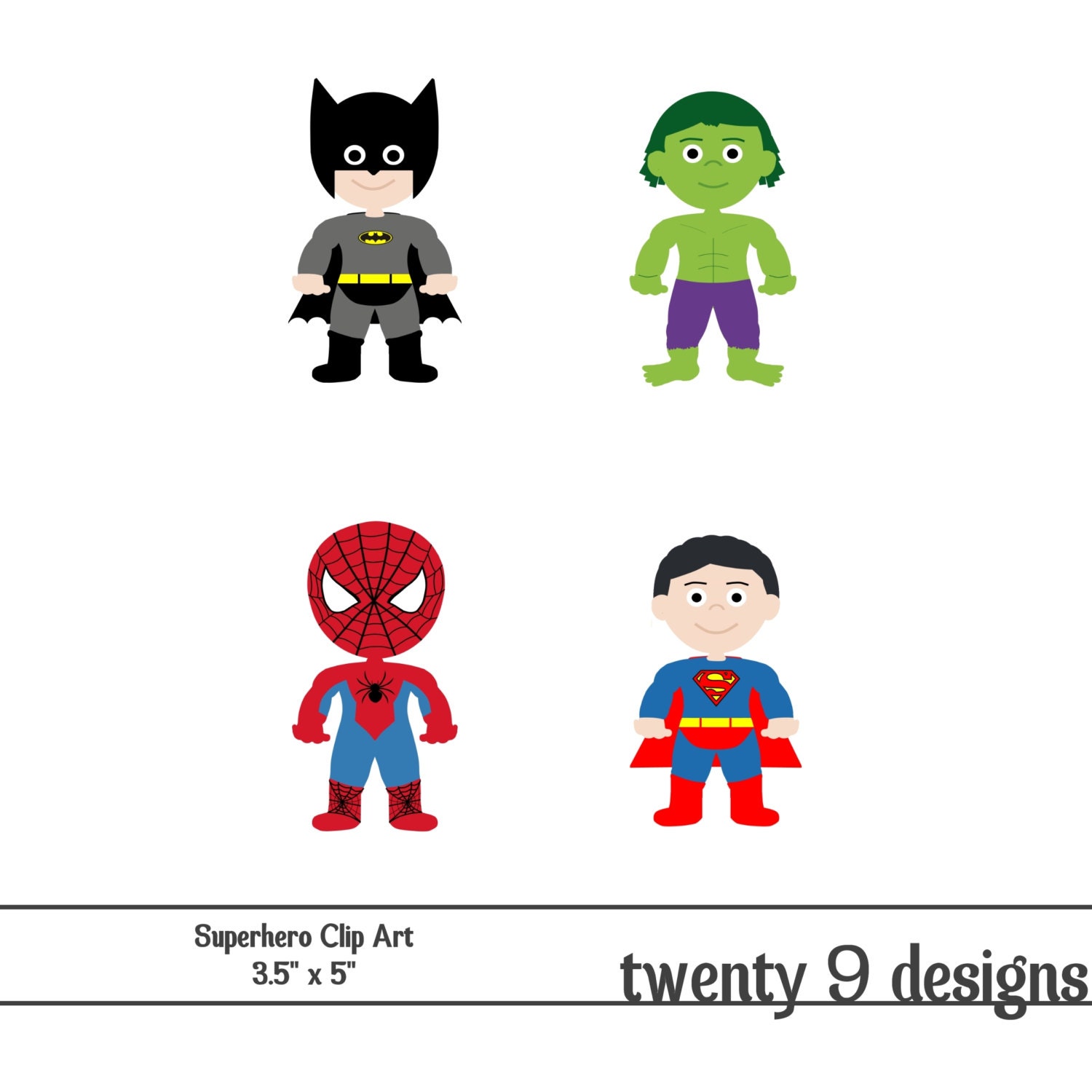 superhero clipart etsy - photo #14