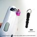Phone Charm Cellphone Plug - Pink heart- 1 pc