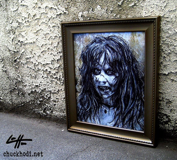 Regan MacNeil Original Exorcist Horror Vintage by chuckhodi