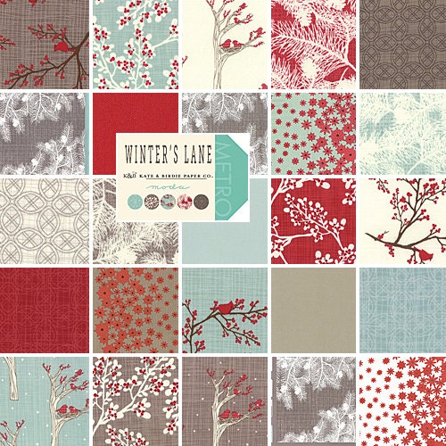 Moda WINTERS LANE Layer Cake 10 Precut Cotton By Materialgirlchic