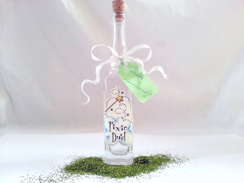 Items similar to Fairy Pixie Dust bottle prop potion tink fly away to
