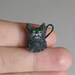 Black Cat miniature felt stuffed plush toy