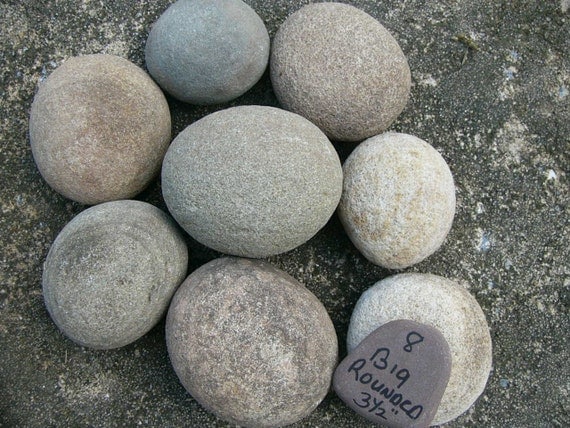 Big Round River Rocks All Natural Great Round Rocks Lot 13B