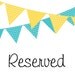 RESERVED FOR RIANA - Minnie Luau Highchair Banner