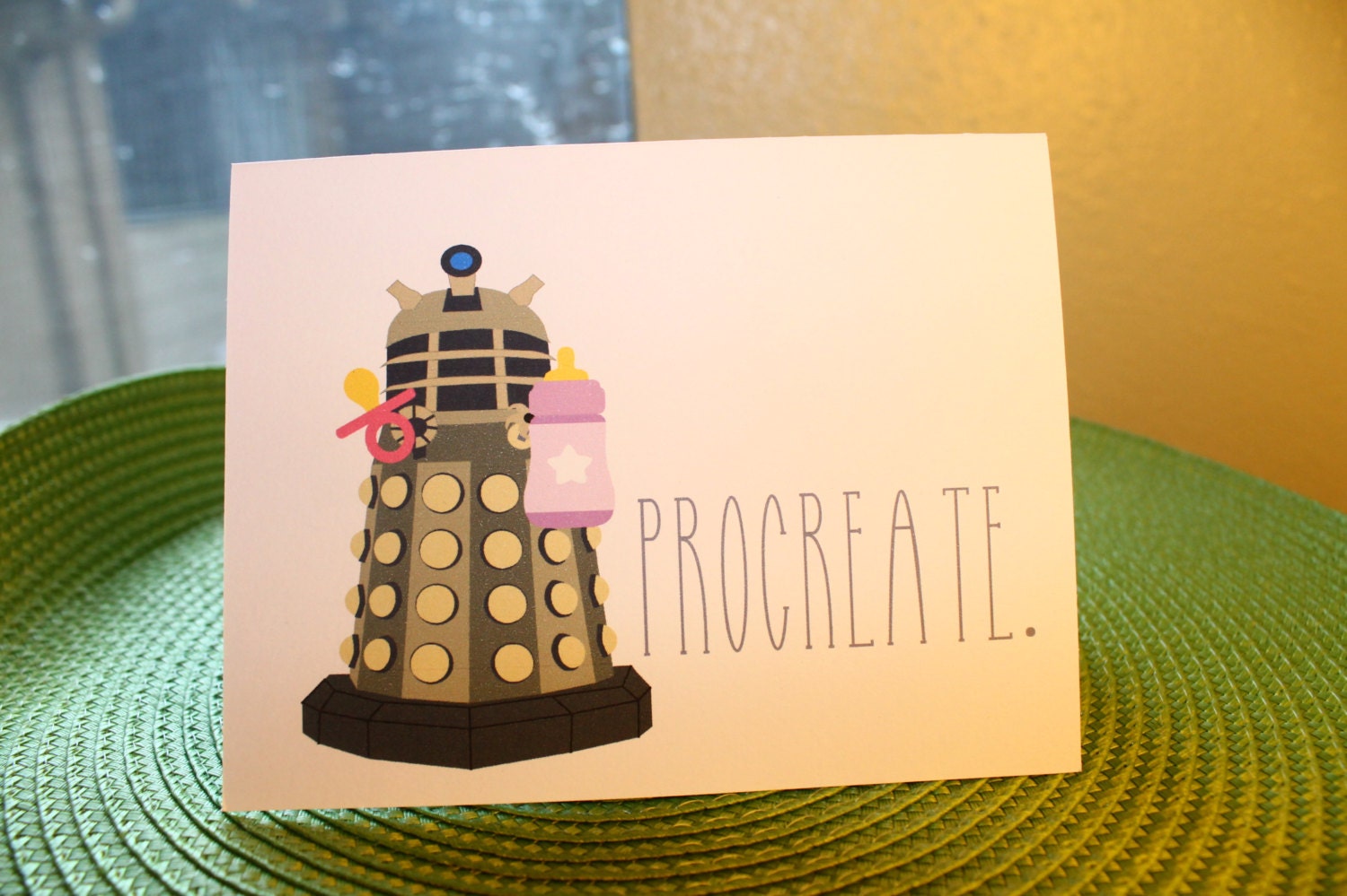 HTTP://bit.ly/JOC0ZM, Dalek bébé - carte de Doctor Who