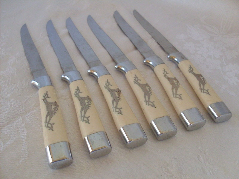 Peaso Stainless Solingen Germany Steak Knives by AngelasArtistic