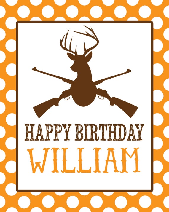 DIY, Deer Hunting Birthday PARTY PACK Il_570xn