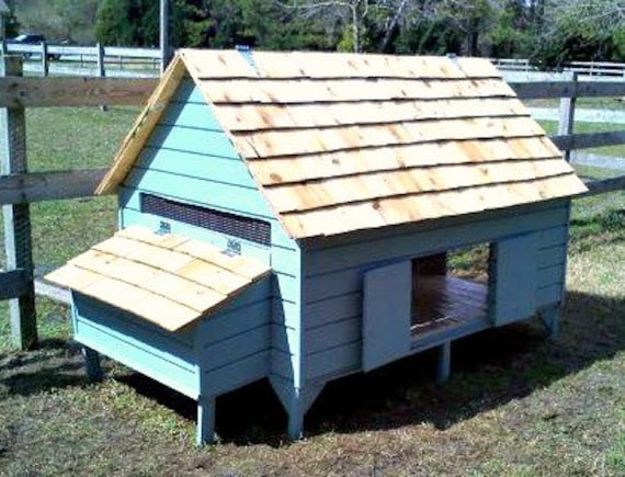Chicken Coop Plans - New England Cape Style Poultry Duck PDF - House 6 
