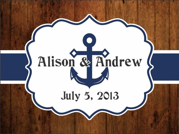50 4" x 3" Welcome Bag/Box Labels - Wedding Stickers Printed with Your Colors Il_570xn