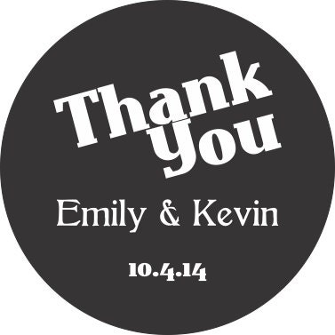 Wedding Stickers Personalized with your text and colors - Compare and Save Il_570xn