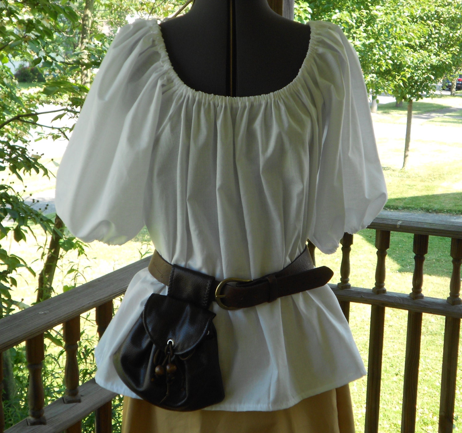 Womens Renaissance Peasant Blouse / Chemise / by WendaLynneDesigns