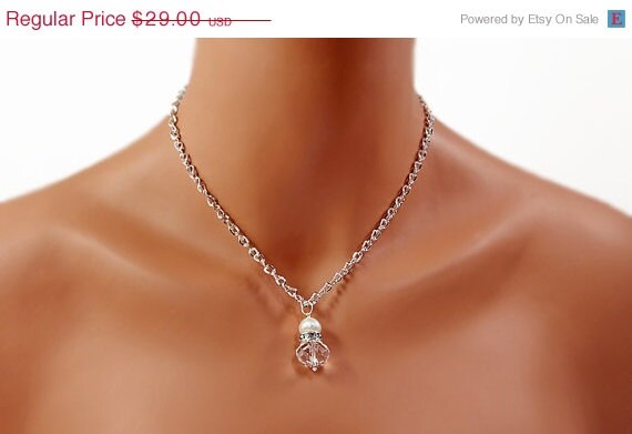 ON SALE Bridal Necklace Bridal Pearl Wedding Necklace Il_570xn