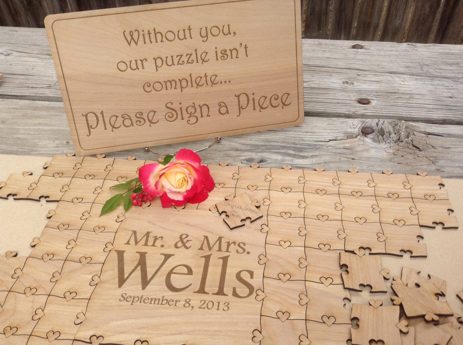 Etsy Wedding Guest Book Mountain Wedding Guest Book Alternative 
