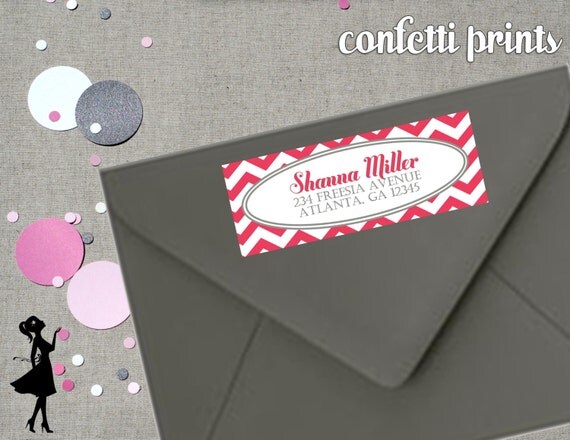 Personalized Printable Address Label - MODERN Il_570xn