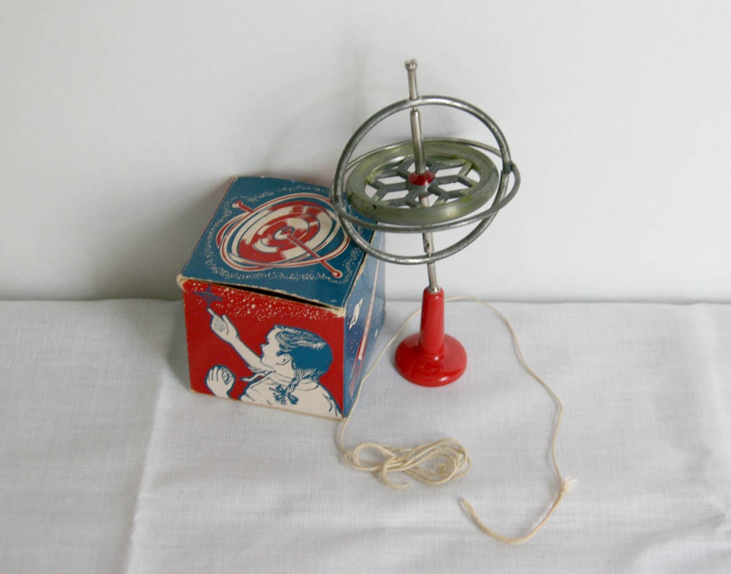 Vintage Hurst Gyroscope scientific toy with by