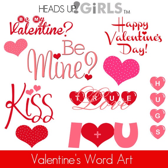 valentine word clip art - photo #15