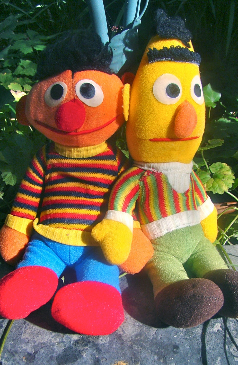 vintage bert and ernie dolls