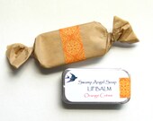 Orange Creme Natural Lip Balm // Aromatherapy Salve // Essential Oils Organic Ingredients // Sweet Orange Vanilla - swampangelsoap