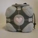 Crimp Chimps Companion Cube Stuffed Animal Chalk Bag (from Portal)