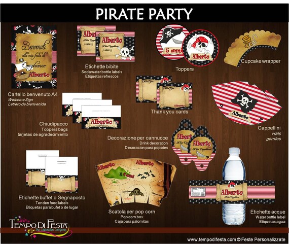 Pirate Printable birthday Party Il_570xn