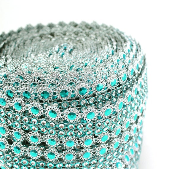 Rhinestone Mesh Wrap With Design (30 feet) - ** FREE SHIPPING ** Il_570xn
