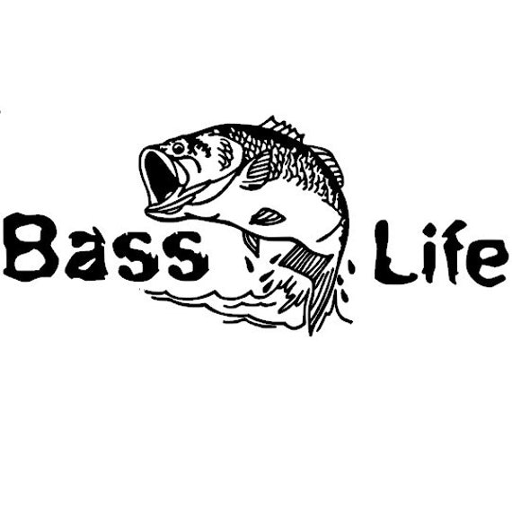 Bass way of Life Decal Bass decal car decal by SimmonsCustomVinyl
