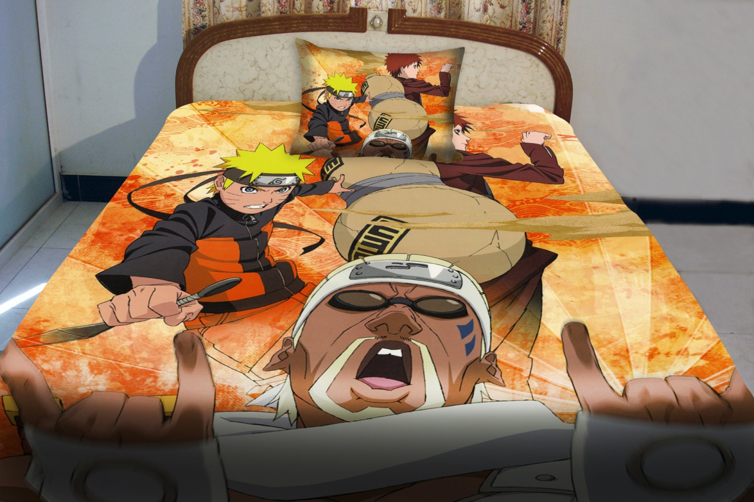 Naruto quilt cover Naruto bed sheet Naruto pillow cover Naruto bedding ...