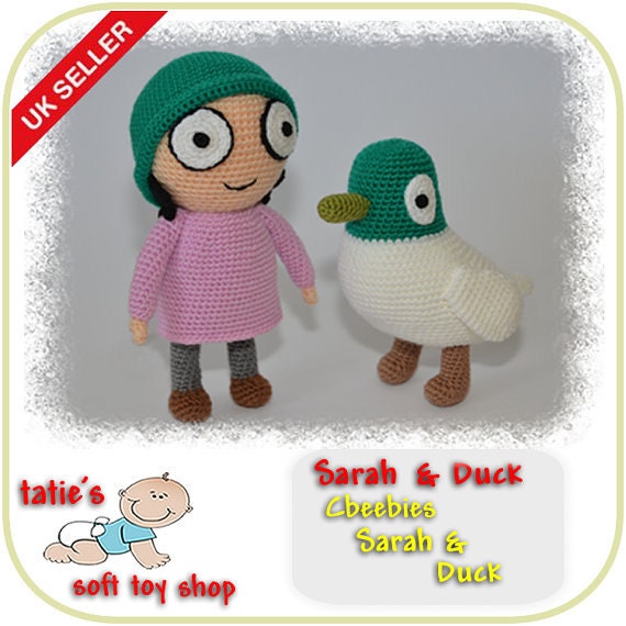 sarah and duck soft toy