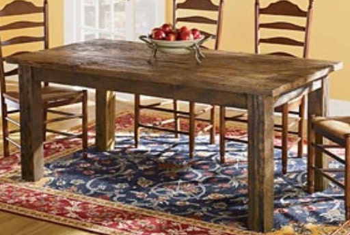 Barn style kitchen table - alabamawoodworks