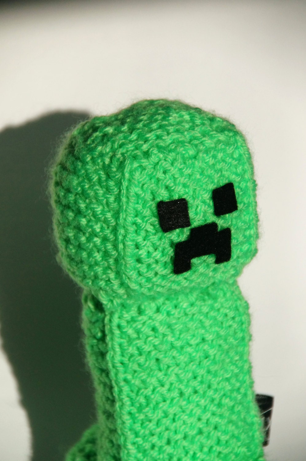 cat with creeper plush