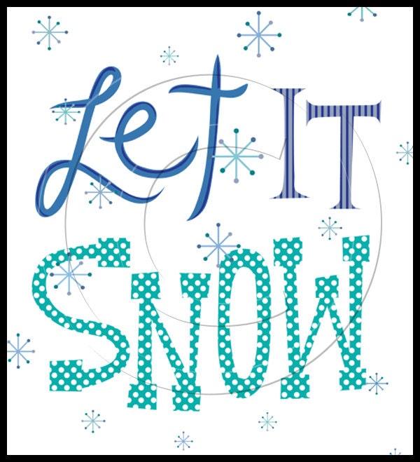 let it snow clip art free - photo #3
