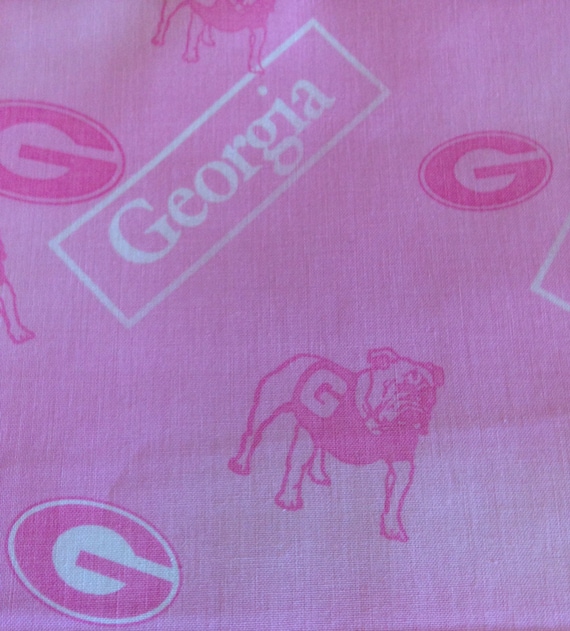 New Bulldog Pink Fabric one 1 yard by FindsbyFancyPantsRos