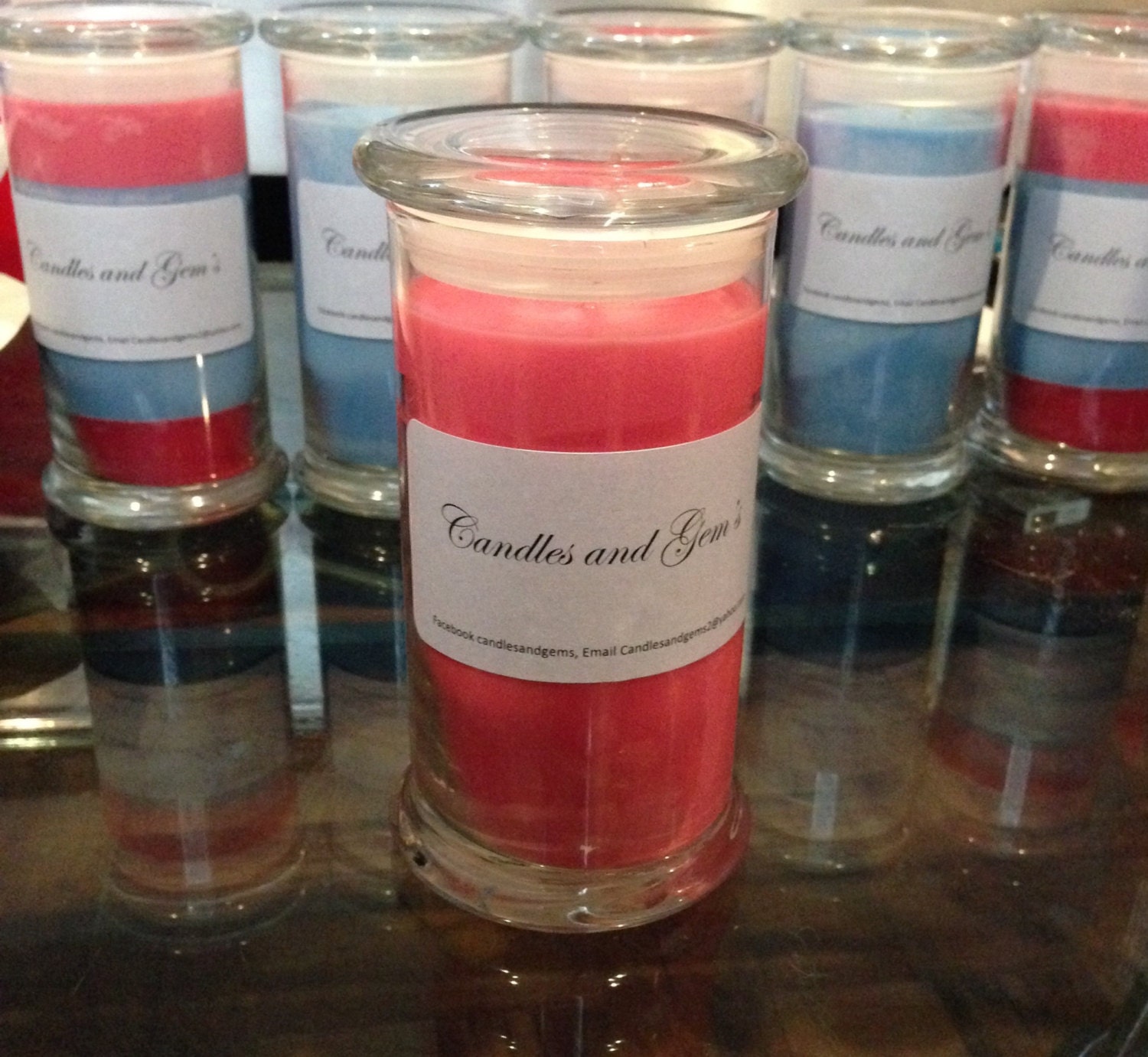 Items similar to 21oz 100 soy candle with ring inside on Etsy