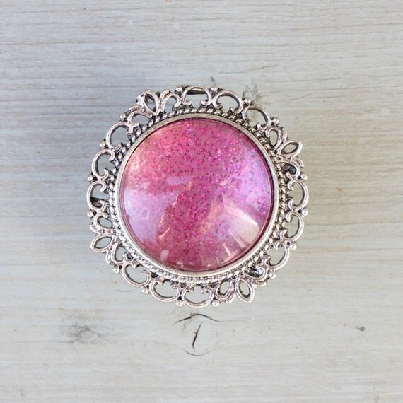 glitter dresser knobs