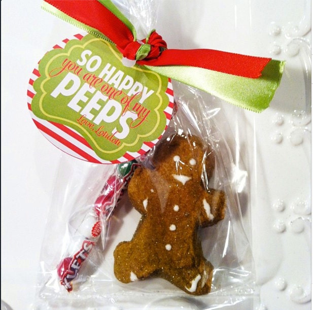 Christmas PRINTABLE Neighbor Gift Tag 'So Happy You Are One Of My Peeps' from Love The Day Il_570xn