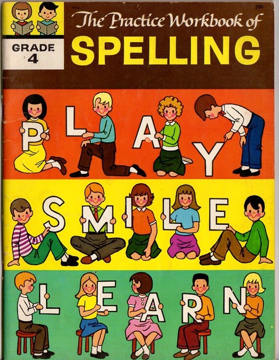Practice Workbook of Spelling Grade 4 Vintage by vintagebarrel
